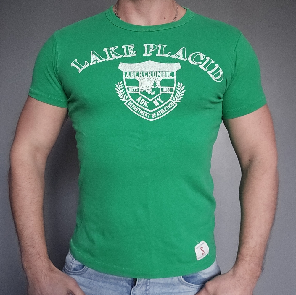 Abercrombie & Fitch - green - vintage t-shirt - small